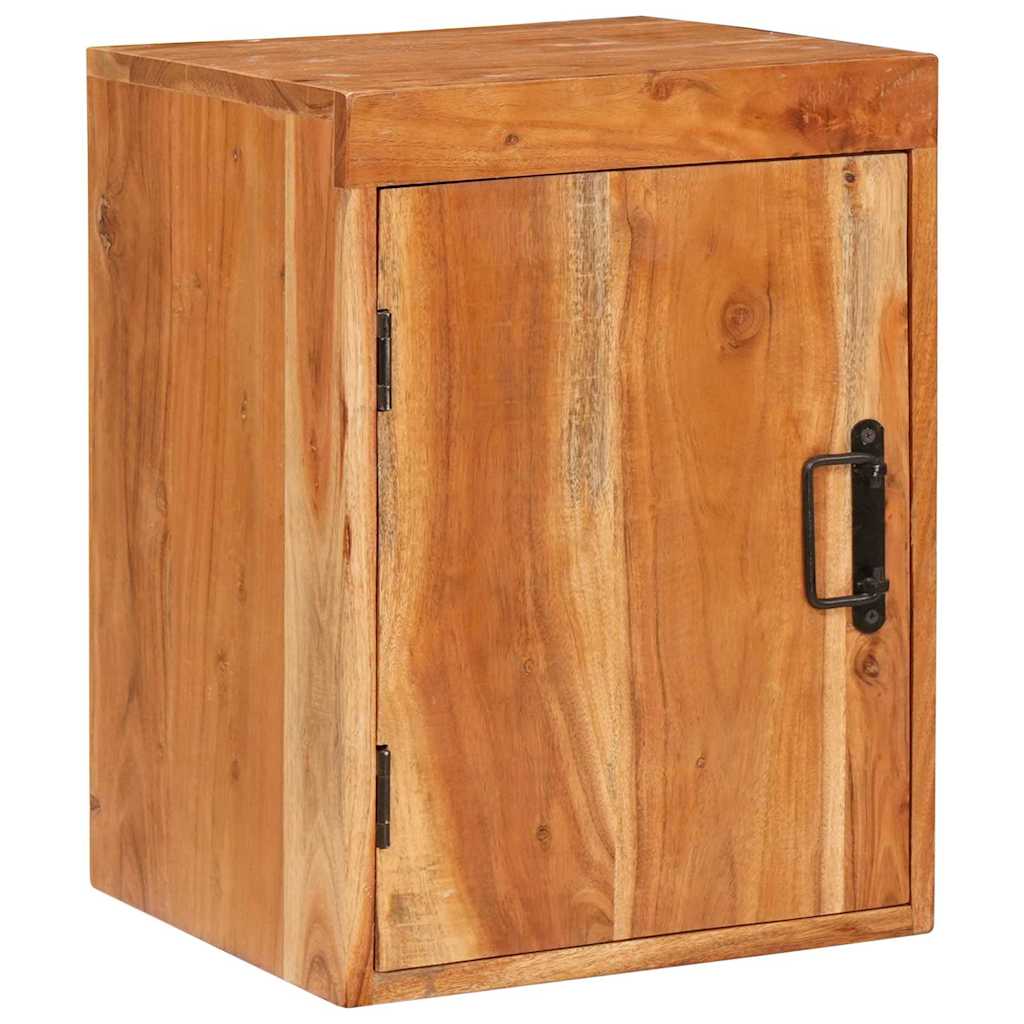 Noptieră 2 pcs Maro 35 x 33 x 48 cm Lemn Solid de Acacia