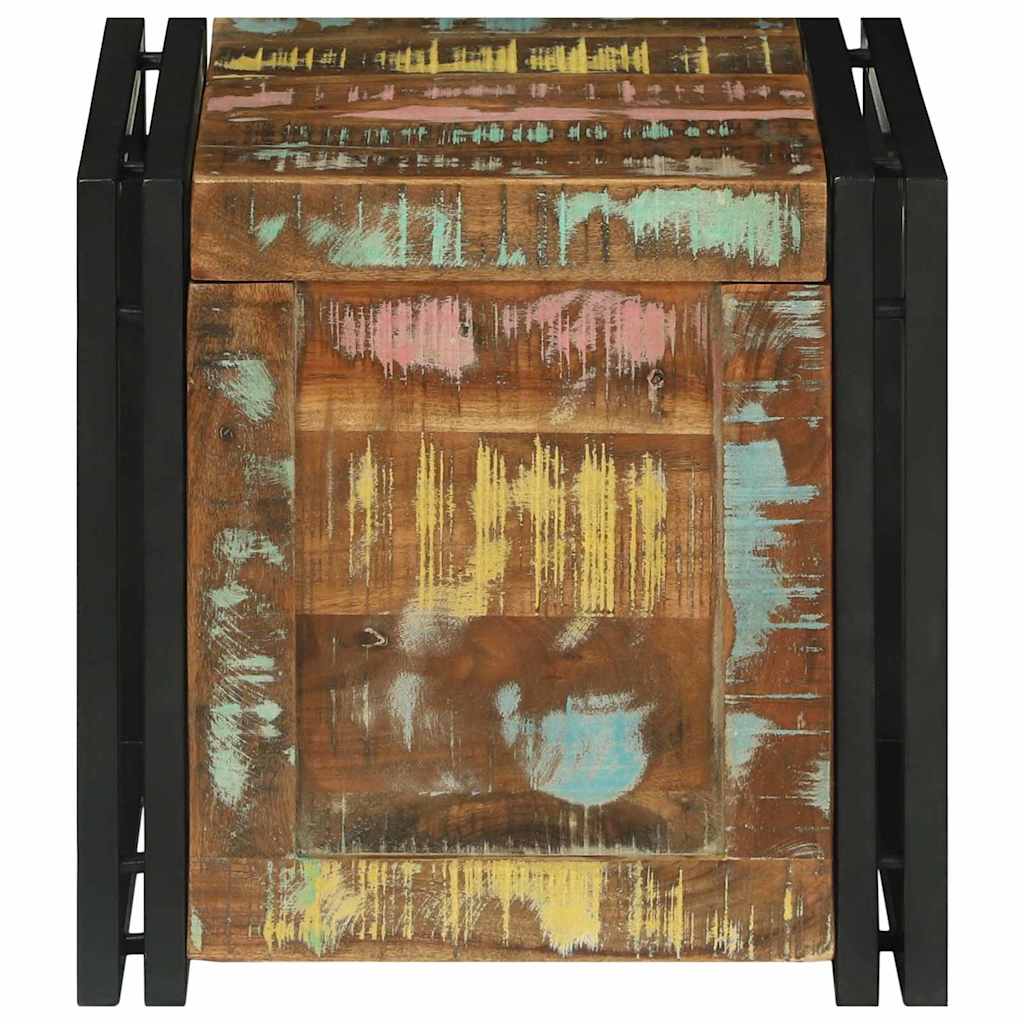 Cutie de depozitare 40 x 40 x 40 cm Lemn Solid de Acacia