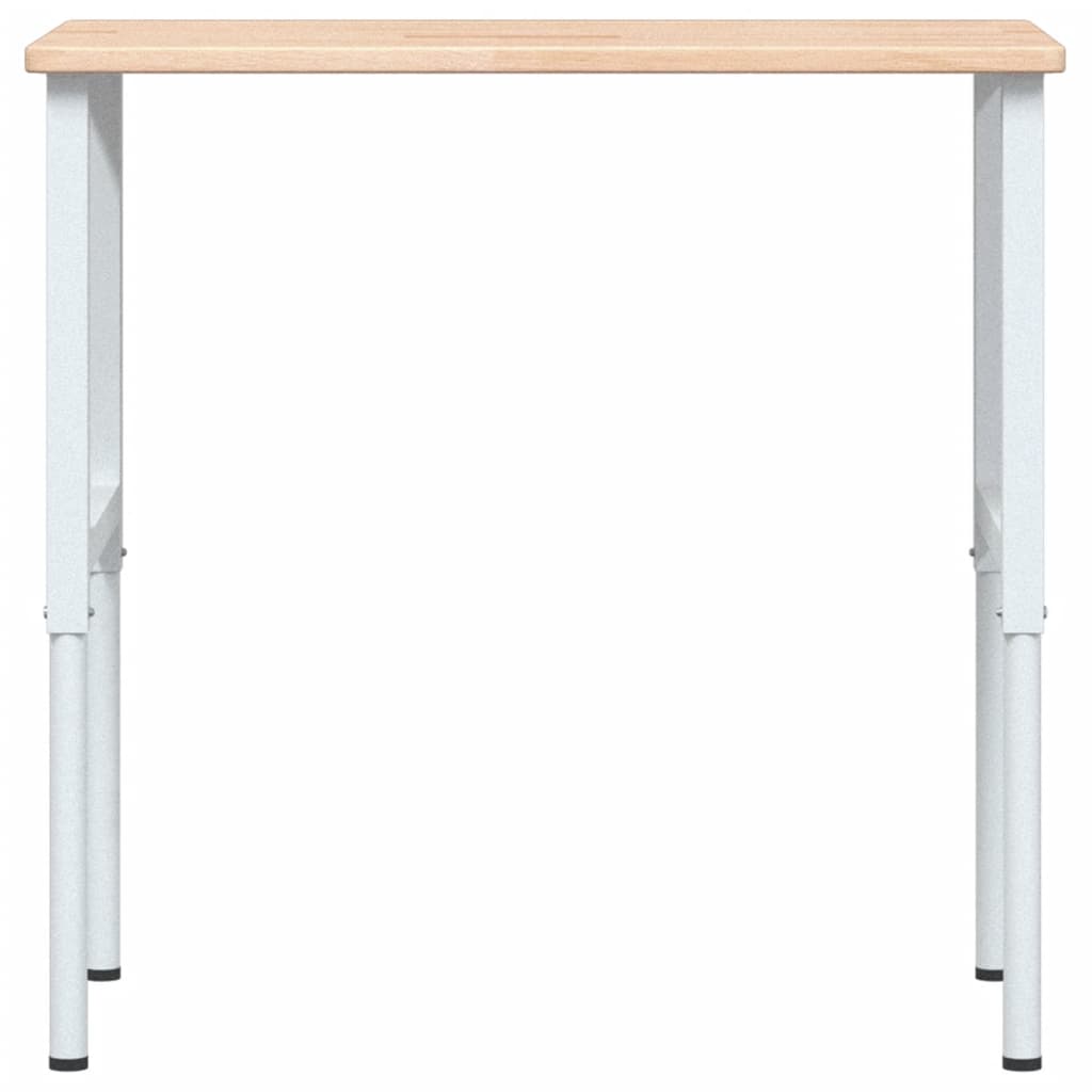 Banc lucru 100x60x(71,5-98) cm lemn masiv stejar dreptunghiular