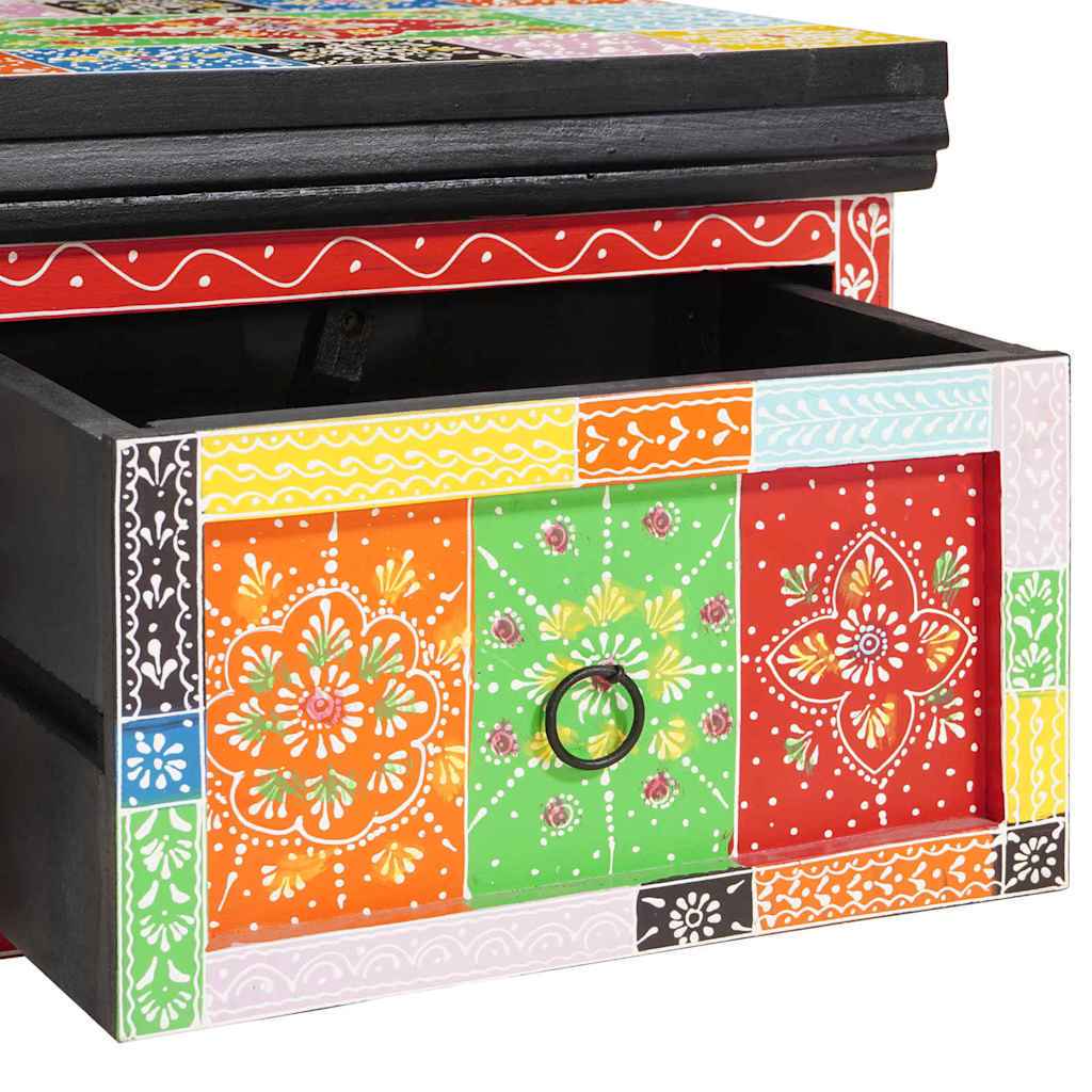 Dulap de noapte cu sertar 2 pcs Multicolour 40 x 30 x 28 cm