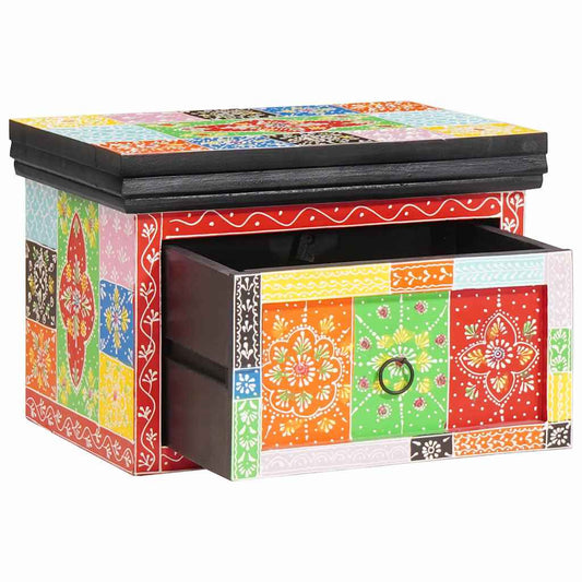 Dulap de noapte cu sertar 2 pcs Multicolour 40 x 30 x 28 cm