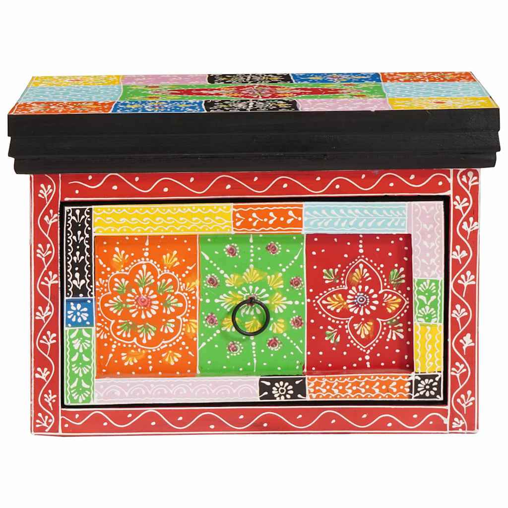 Dulap de noapte cu sertar 2 pcs Multicolour 40 x 30 x 28 cm
