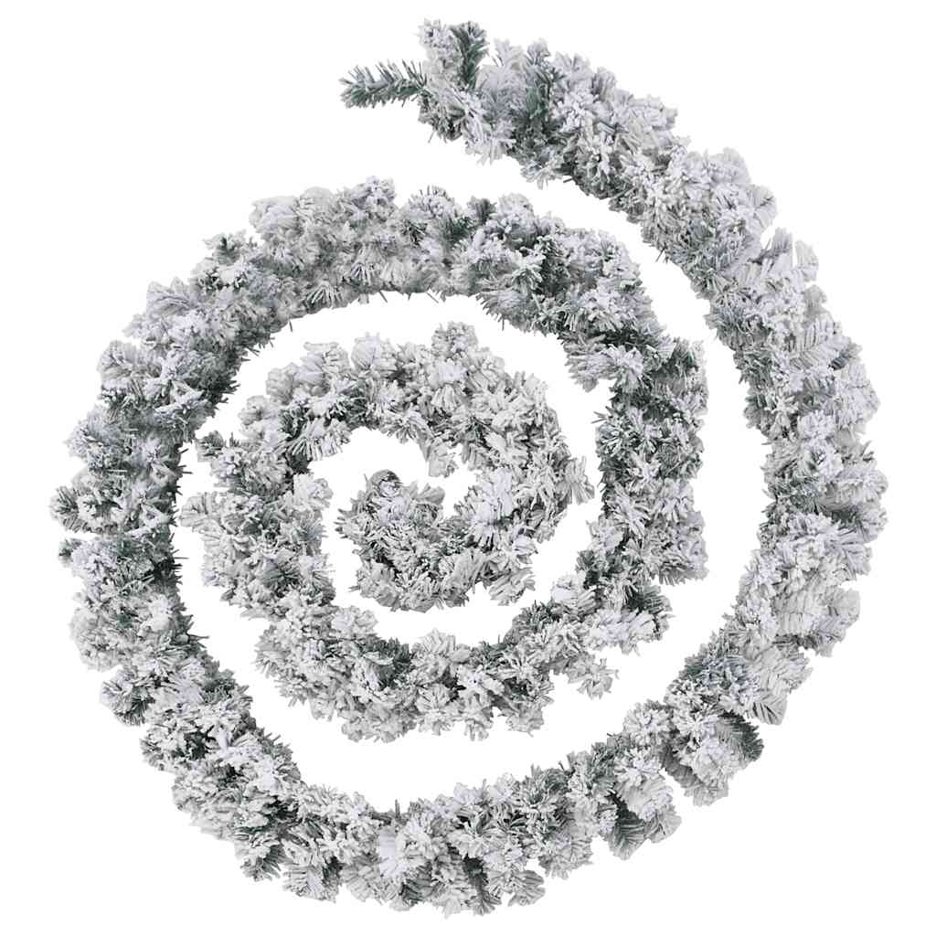 Ghirlandă de Crăciun cu lumini LED verzi, 5 m, PVC