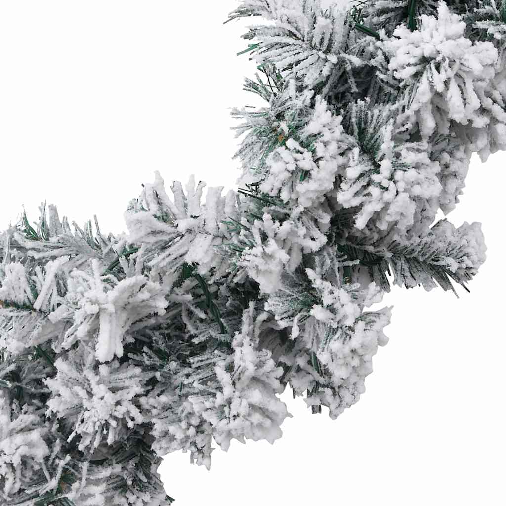 Ghirlandă de Crăciun cu lumini LED verzi, 5 m, PVC