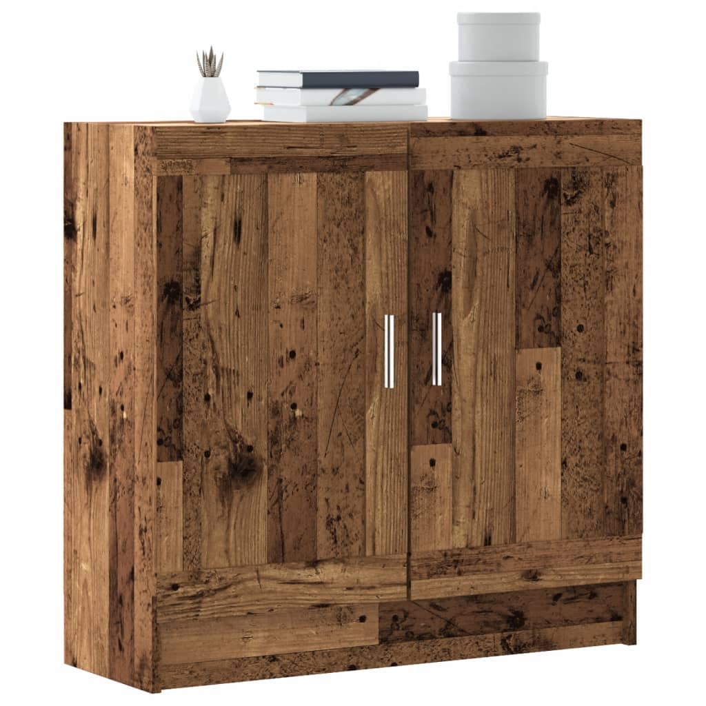 Bibliotecă, lemn vechi, 82,5x30,5x80 cm, lemn prelucrat