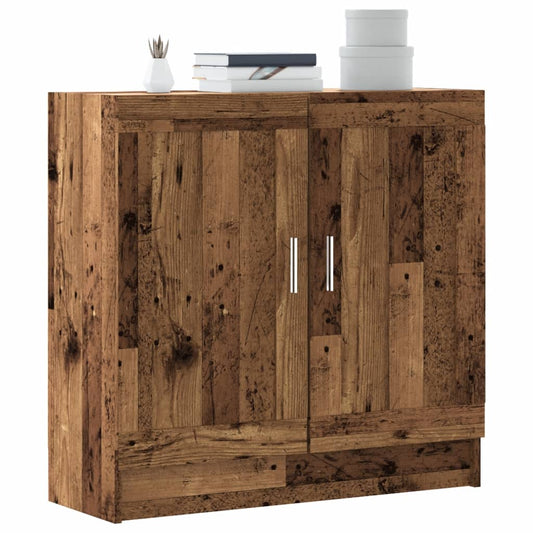 Bibliotecă, lemn vechi, 82,5x30,5x80 cm, lemn prelucrat