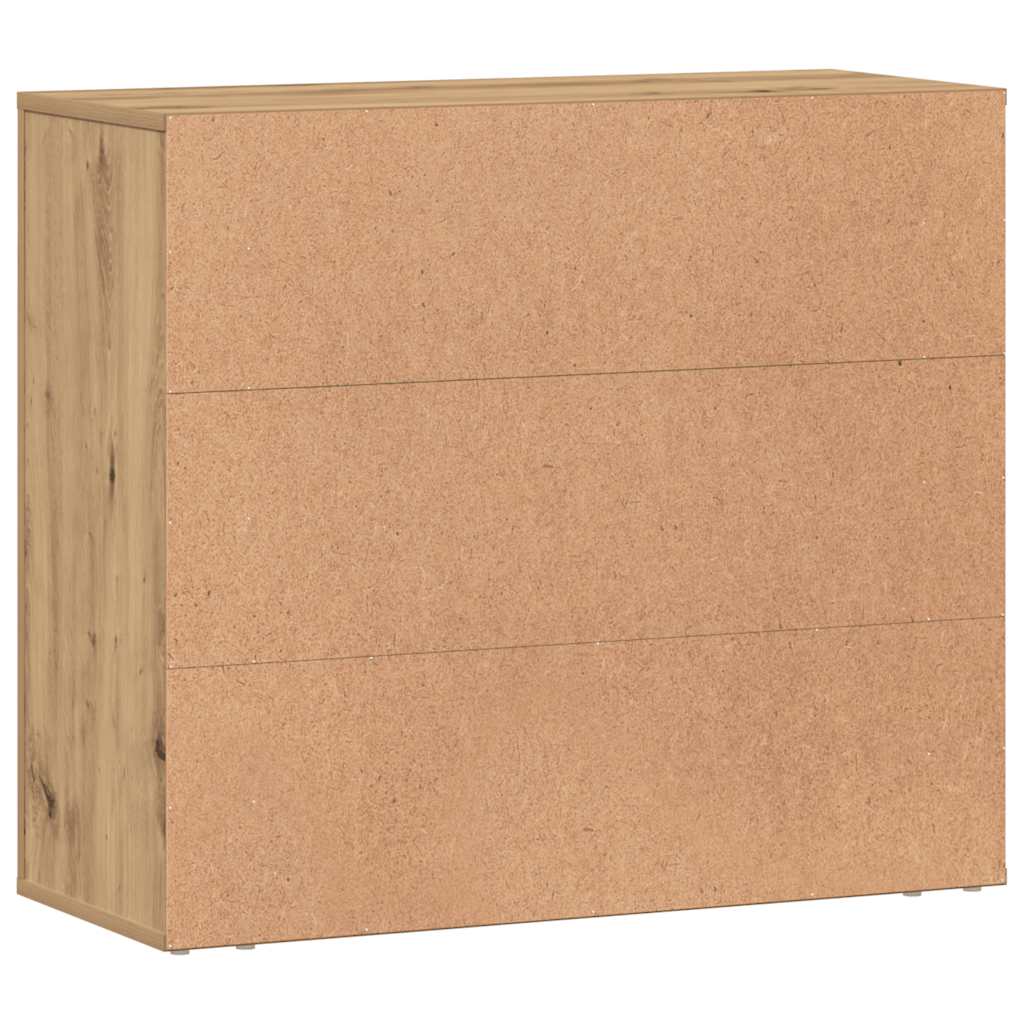 Dulap, stejar artizanal, 80x33x70 cm, lemn prelucrat