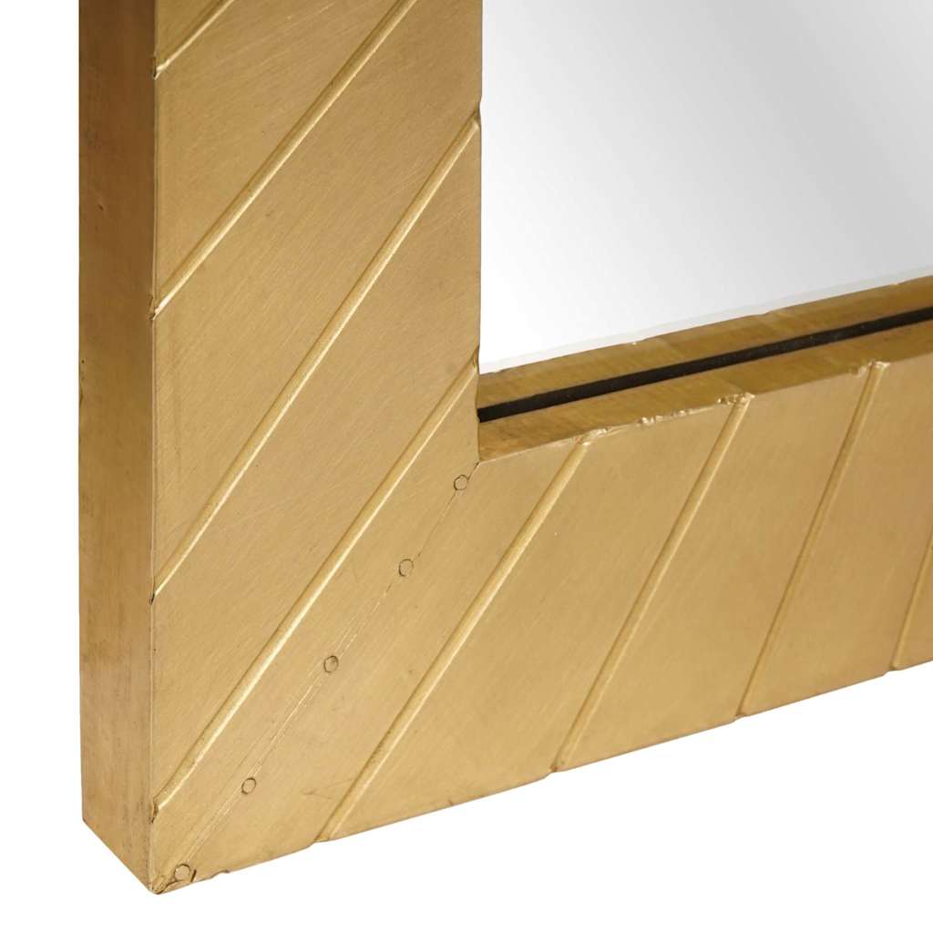 Oglindă pentru baie Pe perete Negru și Aur 50 x 2,5 x 70 cm