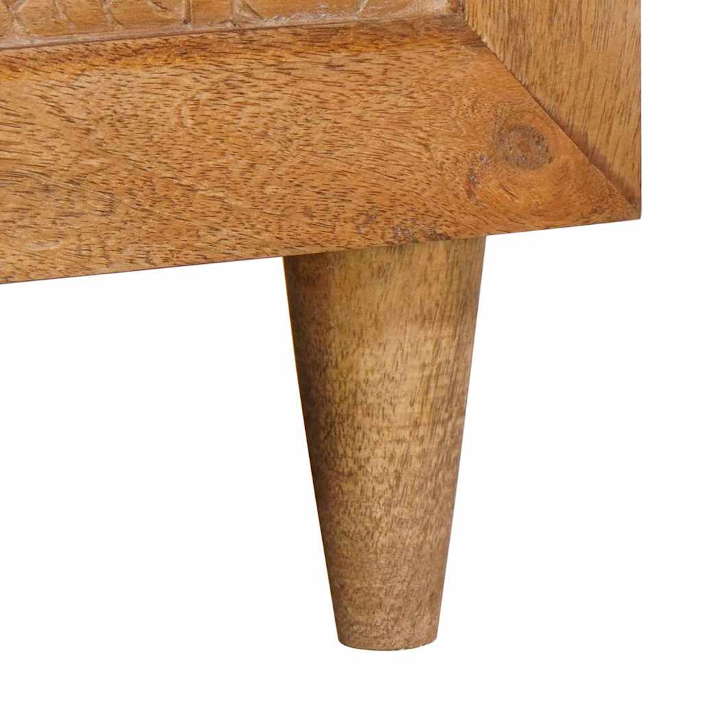 Masă de cafea Maro deschis 80 x 50 x 40 cm Lemn masiv de acacia