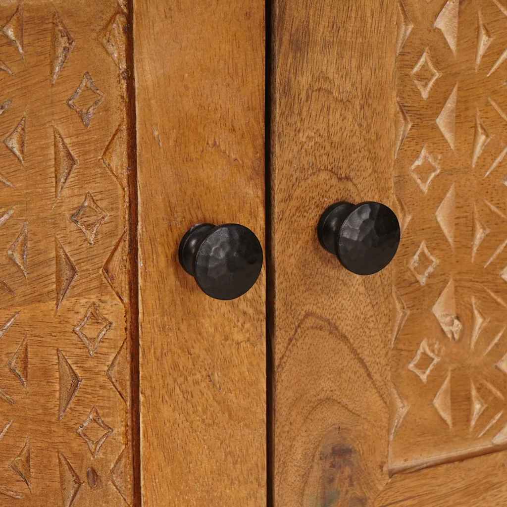 Masă de cafea Maro deschis 80 x 50 x 40 cm Lemn masiv de acacia