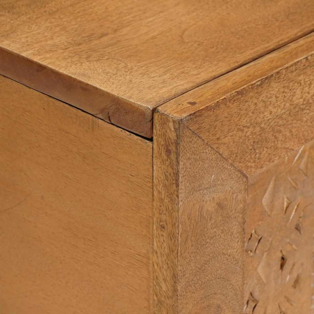 Masă de cafea cu raft cu ușă Maro deschis 100 x 54 x 40 cm