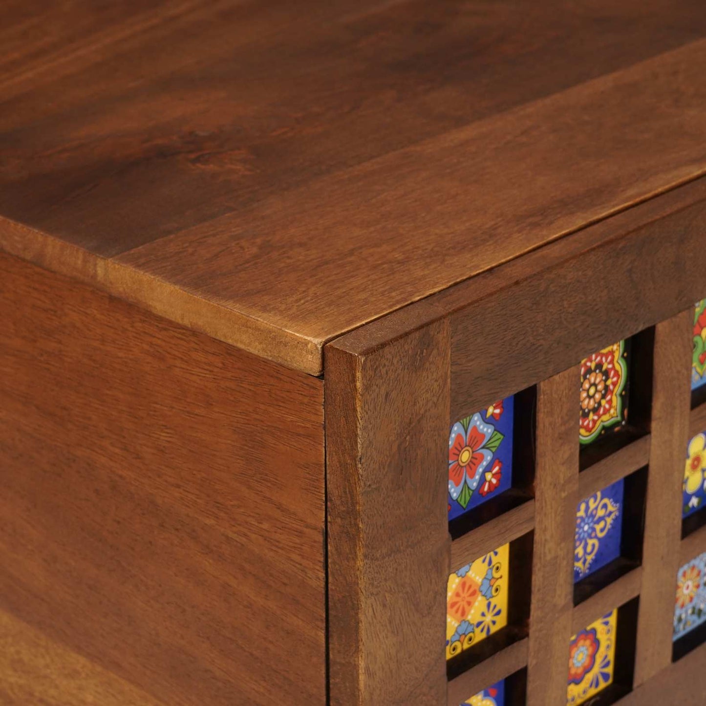 Masă de cafea Maro 100 x 54 x 40 cm Lemn de mango solid