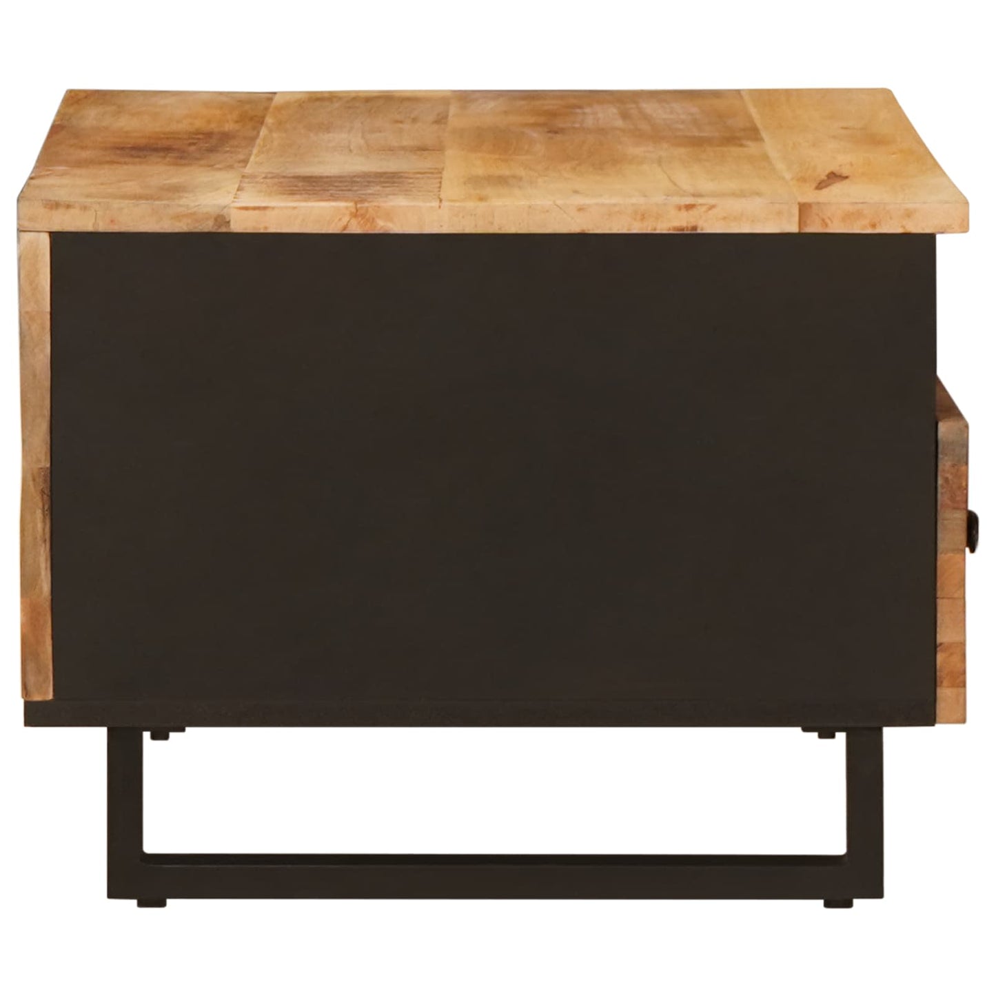 Masă de cafea Maro 89 x 59.5 x 17 cm Lemn de mango solid