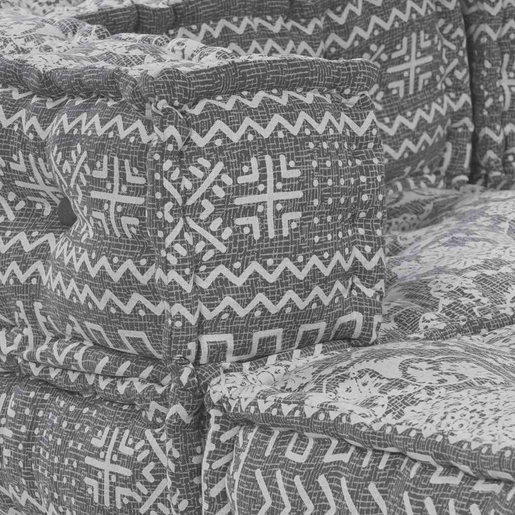 Canapea modulară 4 pcs Gri deschis țesătură