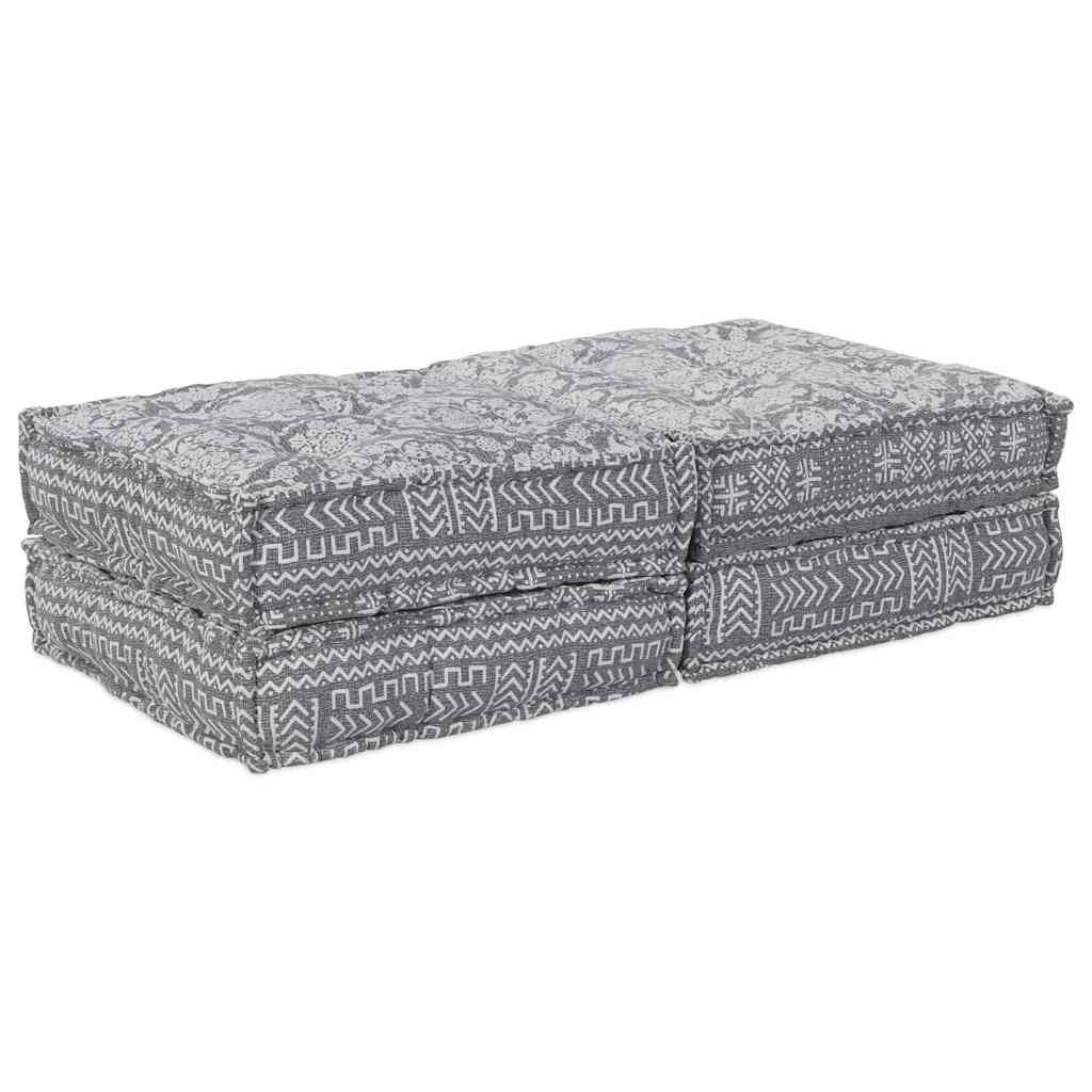 Canapea modulară 2 pcs Gri deschis 140 x 70 x 36 cm țesătură