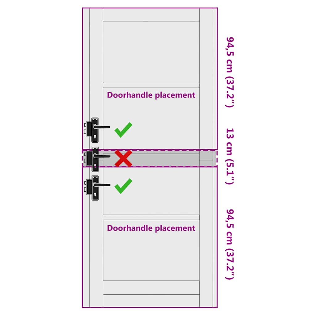 Ușă de interior ORKDAL Maro 83 x 202 cm placaj