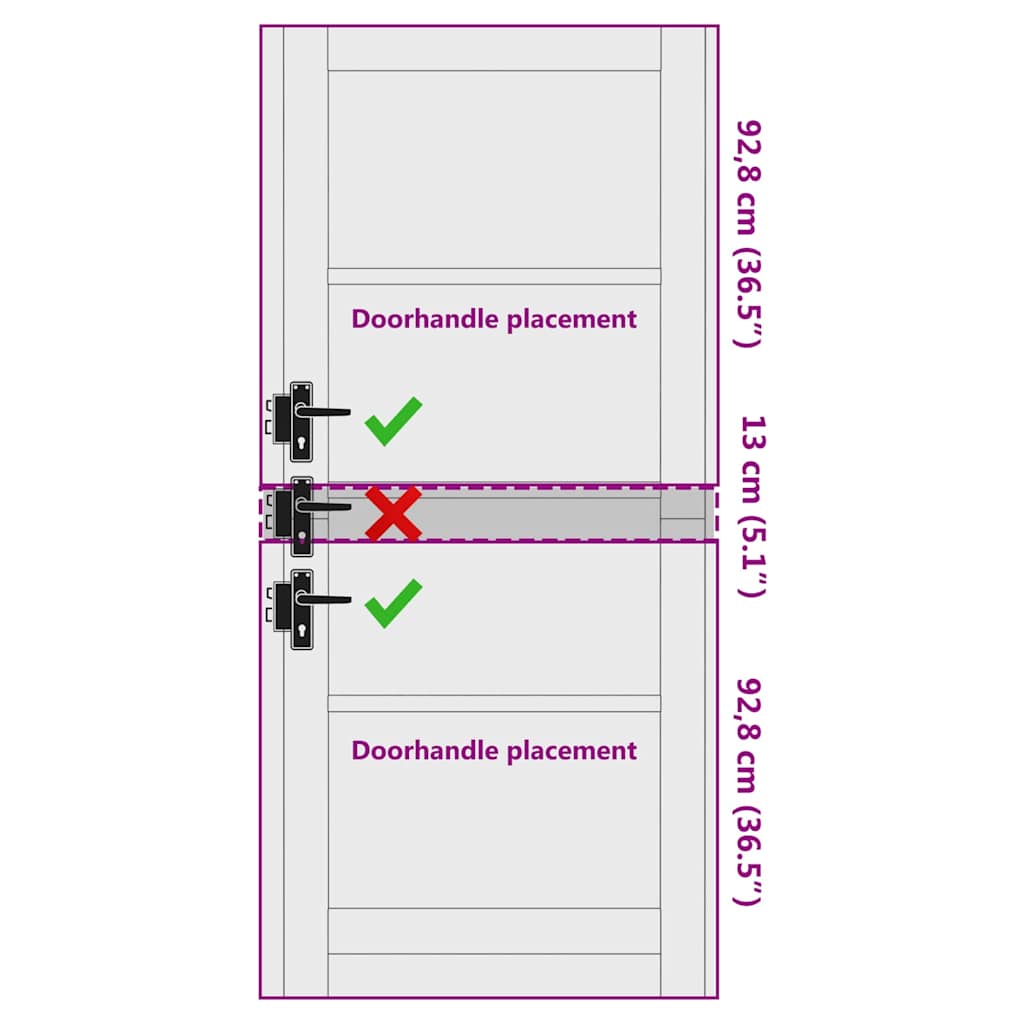 Ușă de interior ORKDAL Maro 86 x 198,5 cm placaj