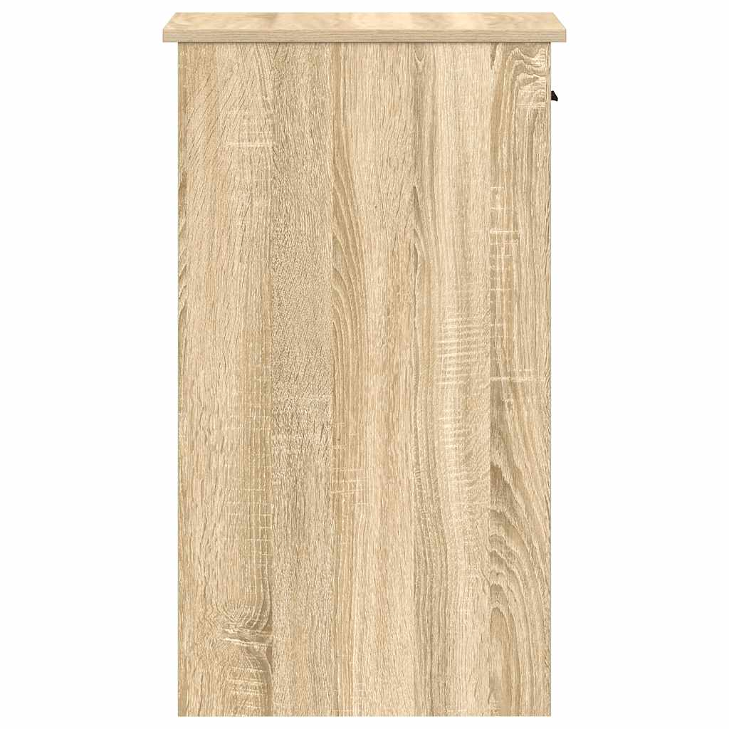 Suport turn pentru computer cu sertar Stejar Sonoma 35x45x77 cm