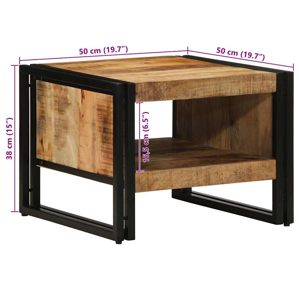 Masuta de cafea 50x50x38 cm lemn masiv de mango