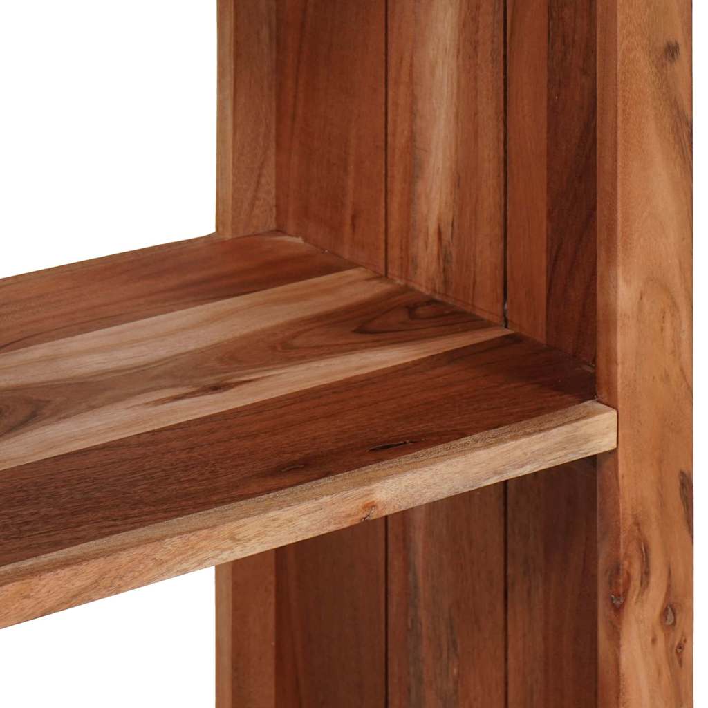 Raft pentru cărți Maro 50 x 30 x 75 cm Lemn masiv de acacia