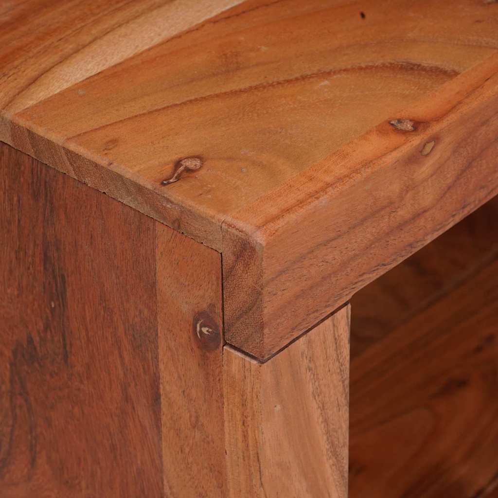 Raft pentru cărți Maro 50 x 30 x 40 cm Lemn masiv de acacia