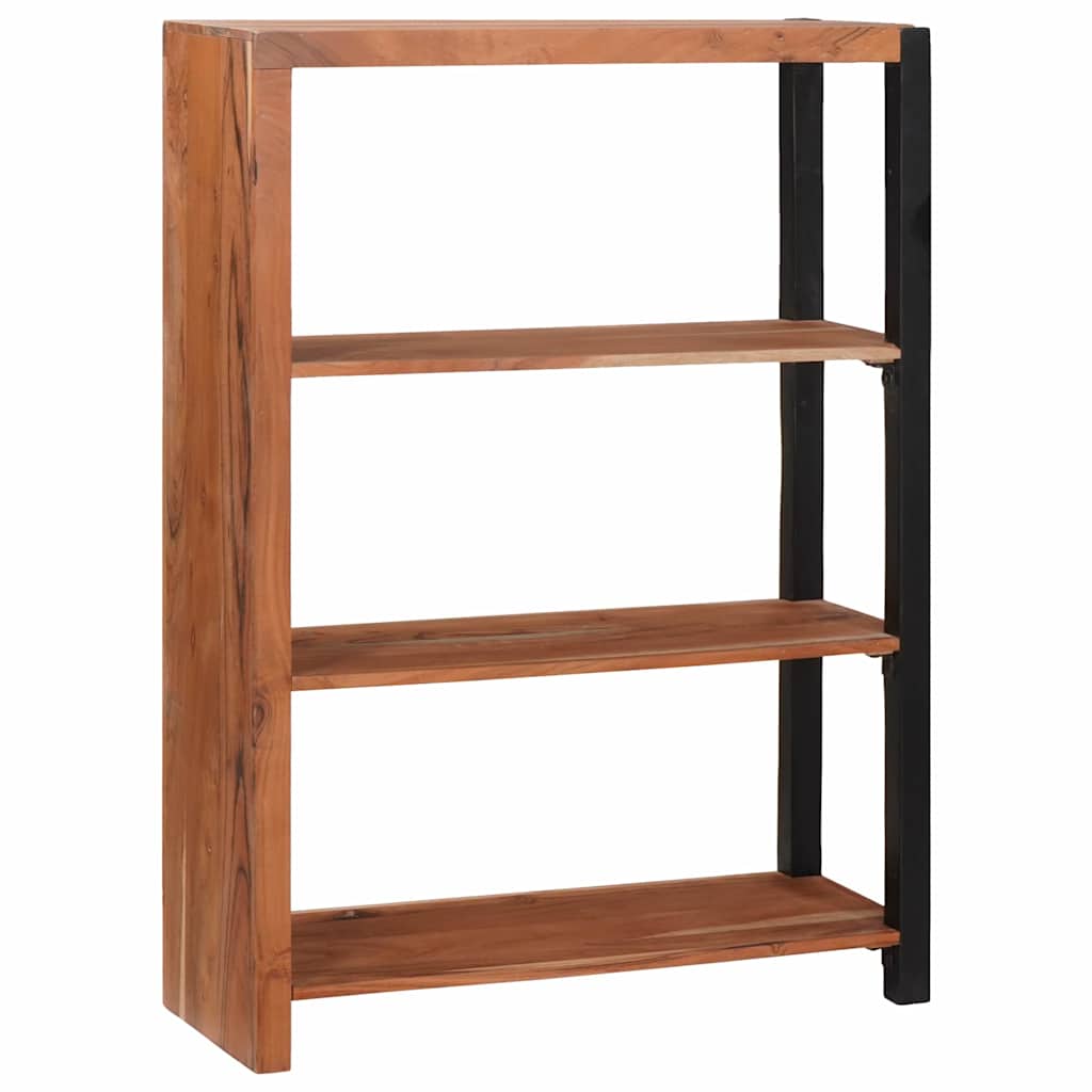 Raft pentru cărți Maro 80 x 30 x 110 cm Lemn masiv de acacia