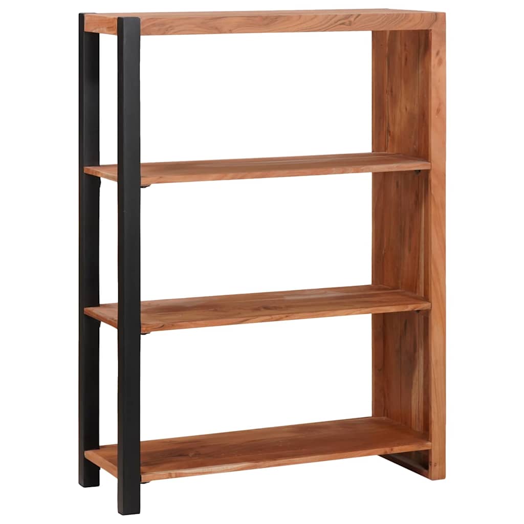 Raft pentru cărți Maro 80 x 30 x 110 cm Lemn masiv de acacia