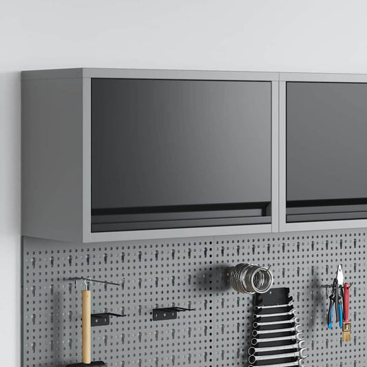 Dulap pentru unelte cu depozitare Negru și Gri 50 x 25 x 35 cm