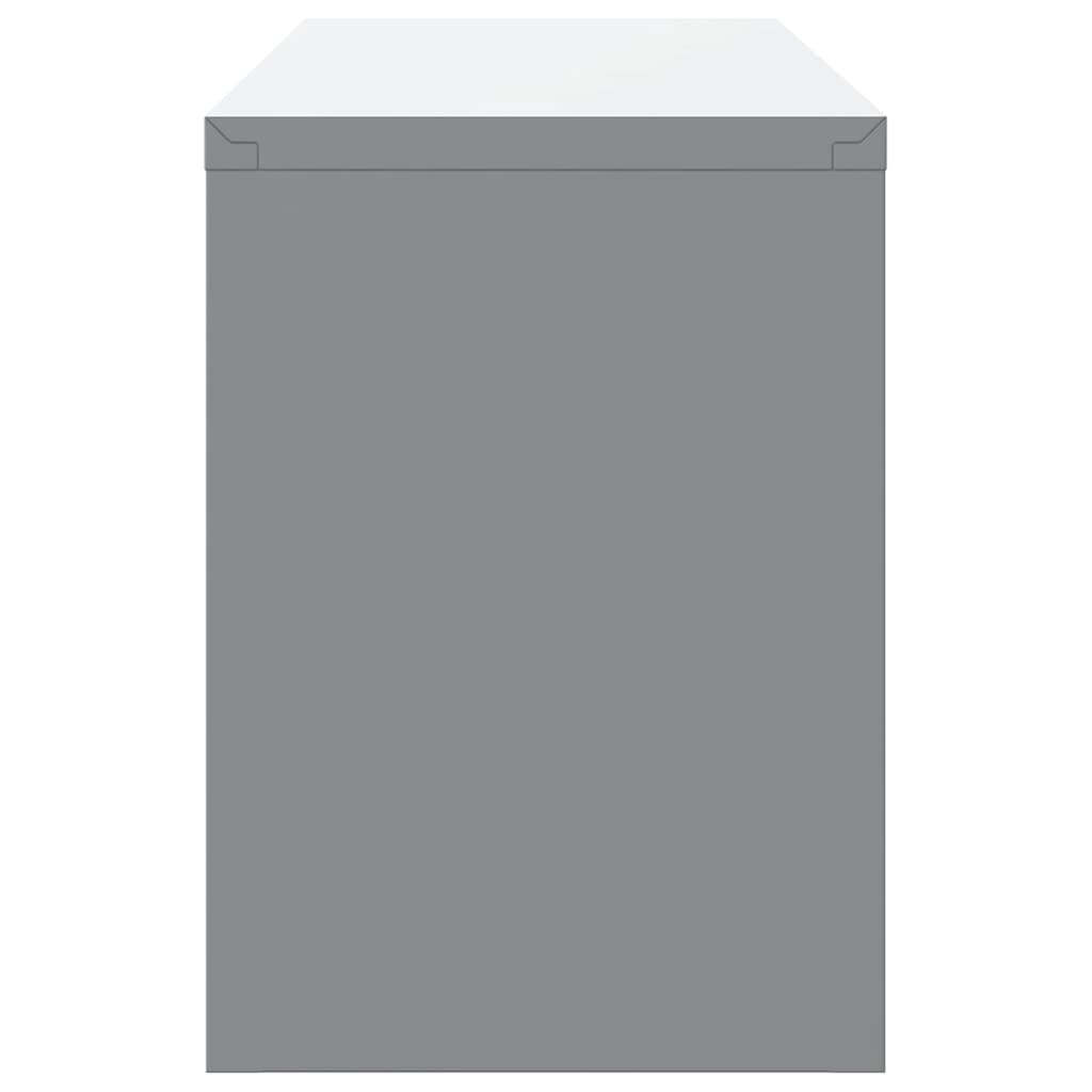 Dulap pentru unelte cu depozitare Negru și Gri 100 x 25 x 35 cm