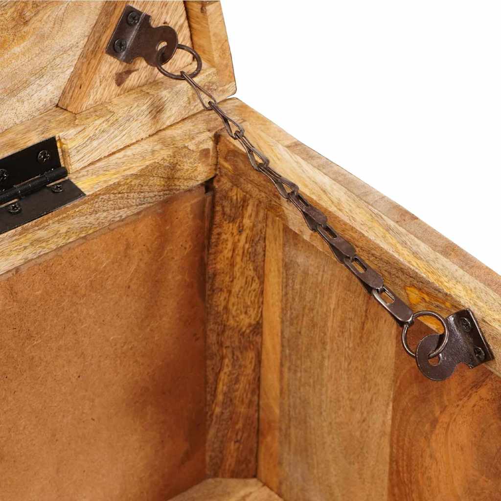 Cutie de depozitare 70 x 35 x 40 cm Lemn masiv de mango