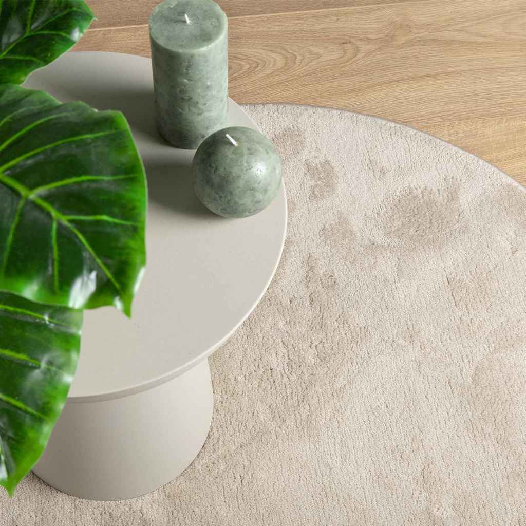 Covoare de zonă Oval HUARTE Bej 80 x 150 cm 100% Polyester