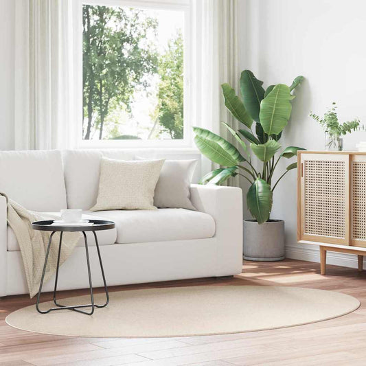 Covoare de zonă Oval HUARTE Bej 140 x 200 cm 100% Polyester