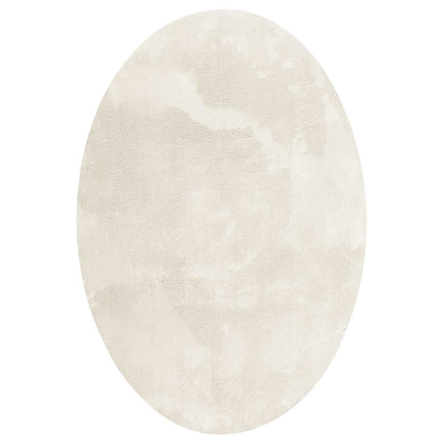 Covoare de zonă Oval HUARTE Crem 160 x 230 cm 100% Polyester