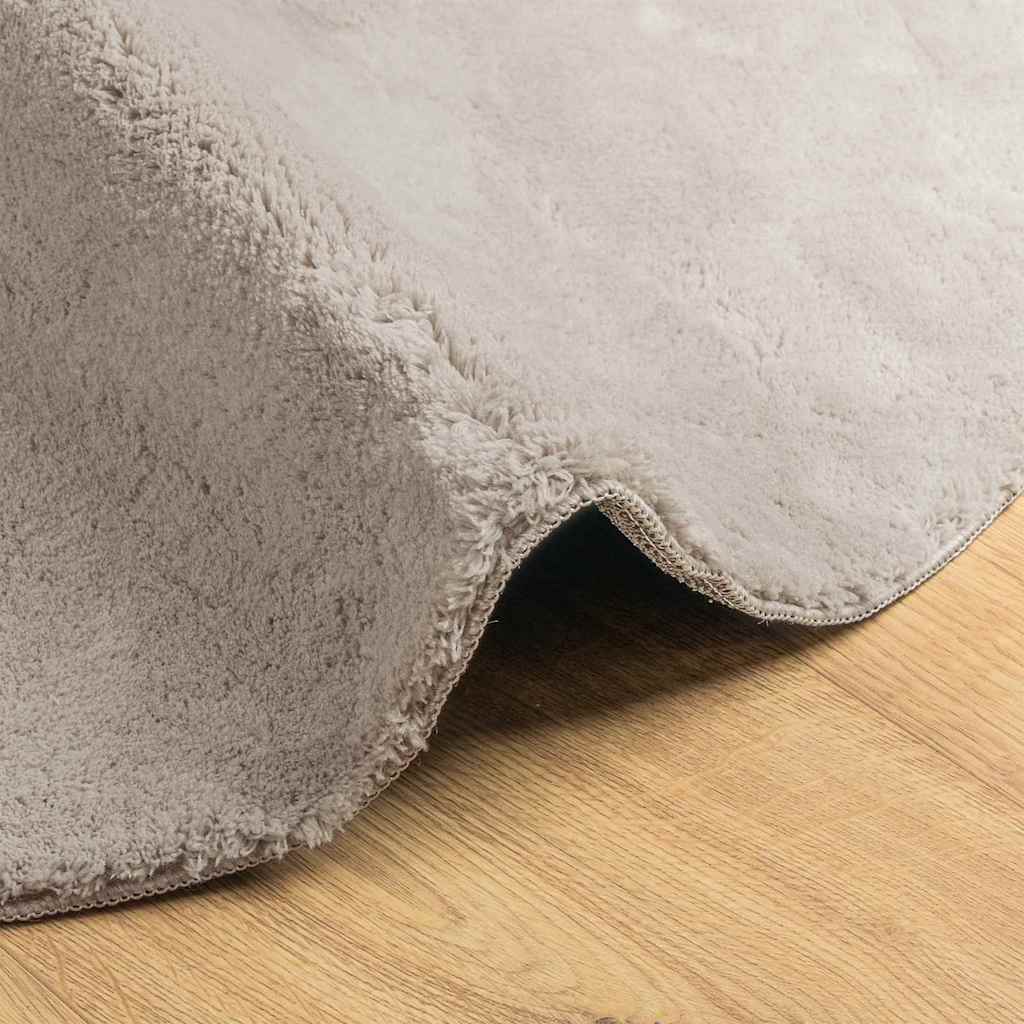 Covoare de zonă Oval HUARTE Nisipiu 140 x 200 cm 100% Polyester