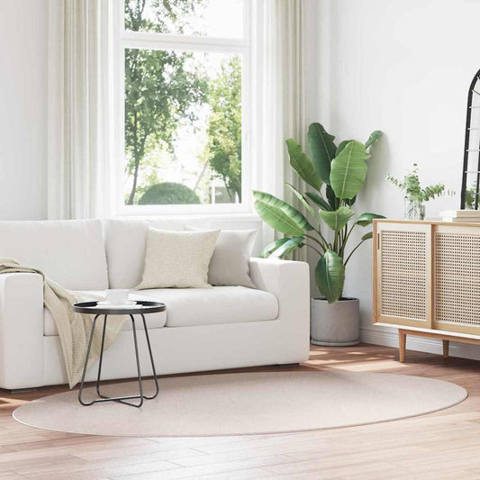 Covoare de zonă Oval HUARTE Nisipiu 160 x 230 cm 100% Polyester