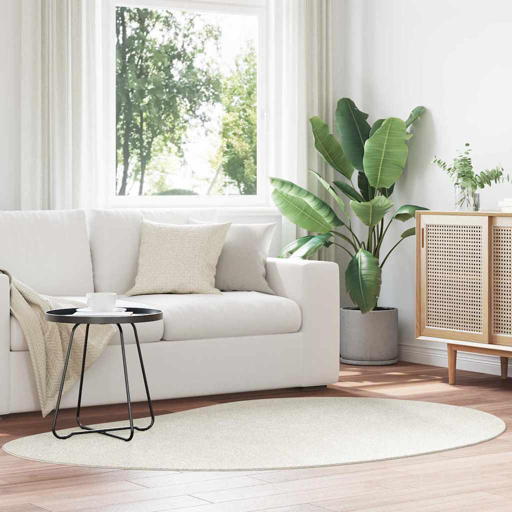 Covoare de zonă HUARTE Crem 140 x 200 cm Poliester