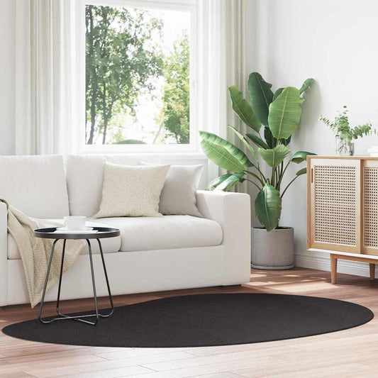 Covoare de zonă HUARTE Negru 140 x 200 cm Poliester