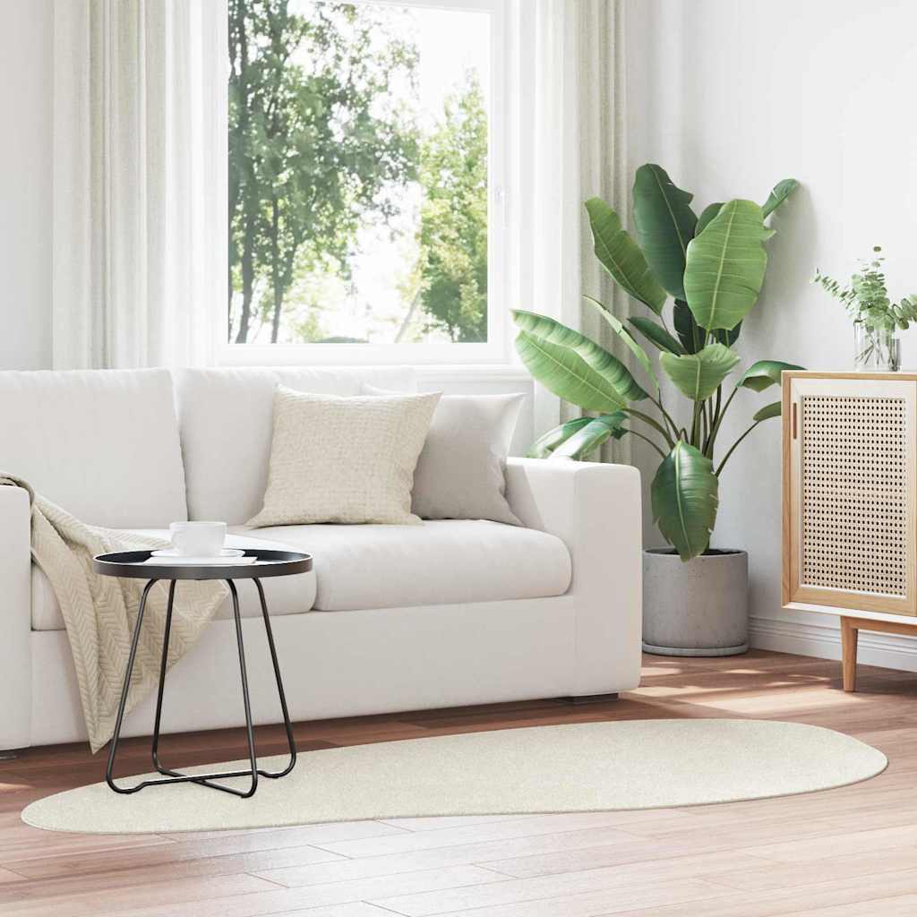 Covoare de zonă HUARTE Crem 100 x 200 cm Poliester