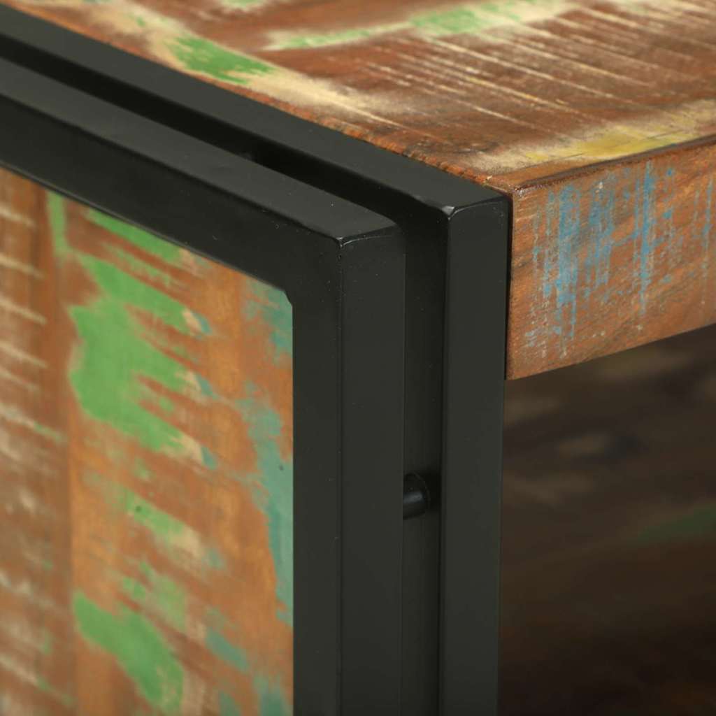 Masă de cafea Multicolour 90 x 50 x 38 cm Lemn recuperat masiv