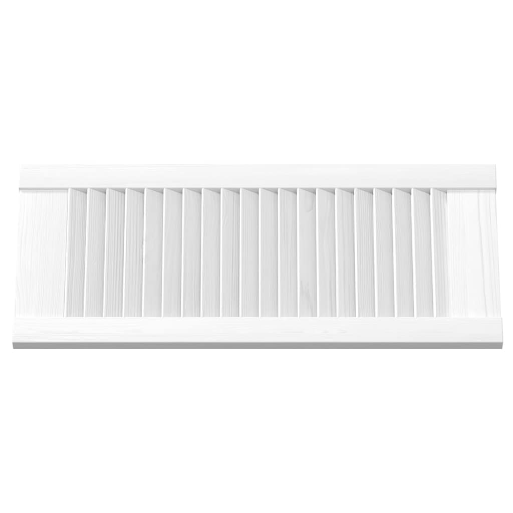 Ușă dulap cu grilaj alb 61,5x29,5 cm