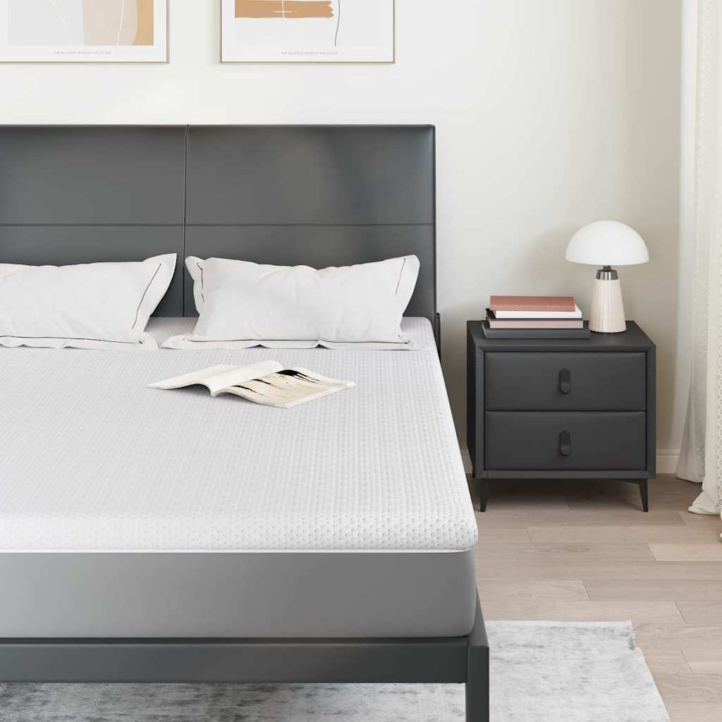 Suport pentru saltea Alb 140 x 190 x 6 cm Material jacquard