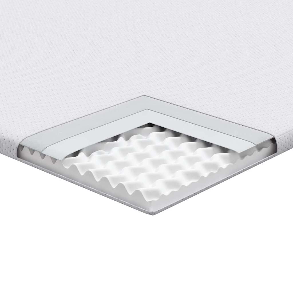 Suport pentru saltea Alb 80 x 200 x 6 cm Material jacquard