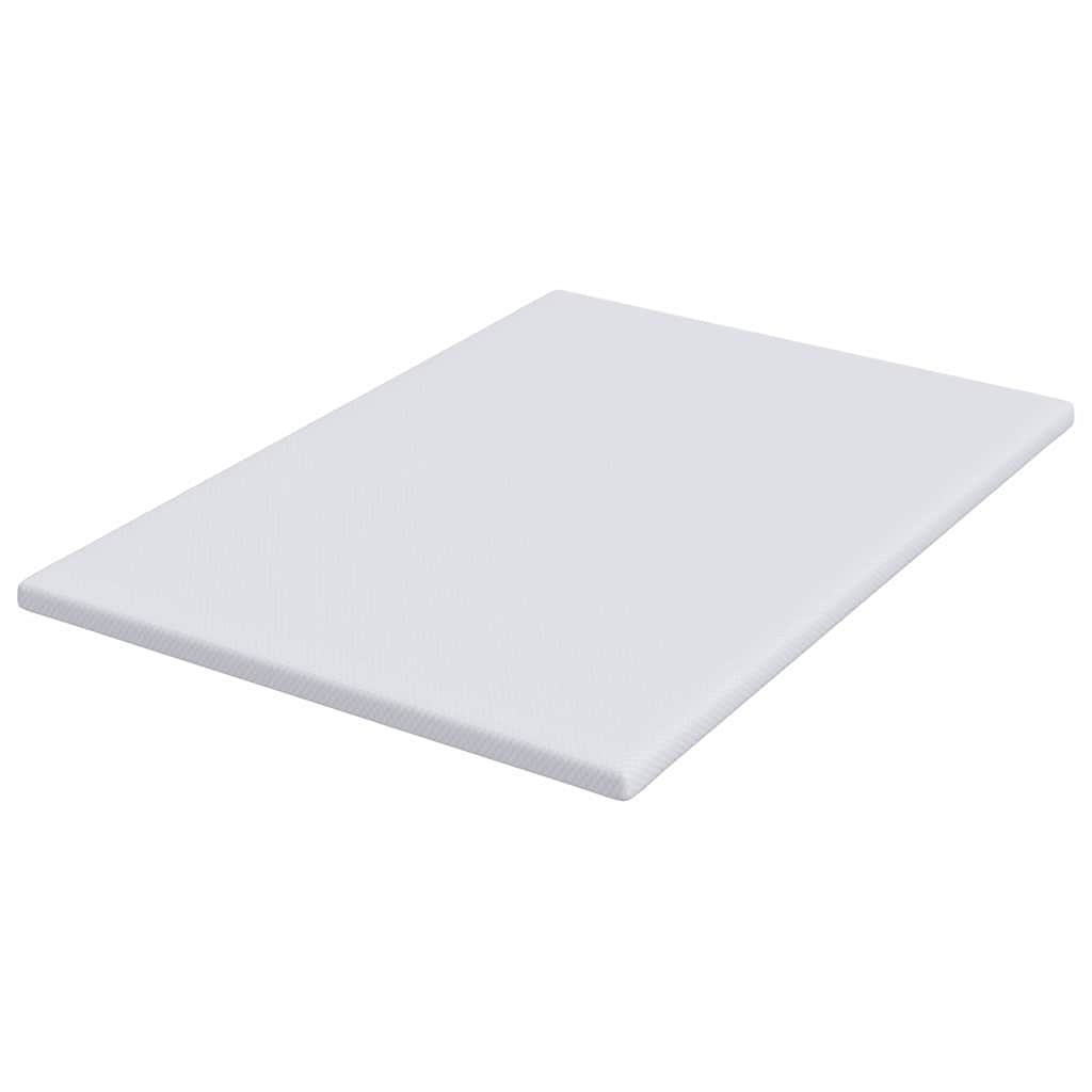 Suport pentru saltea Alb 70 x 200 x 3.5 cm Material jacquard