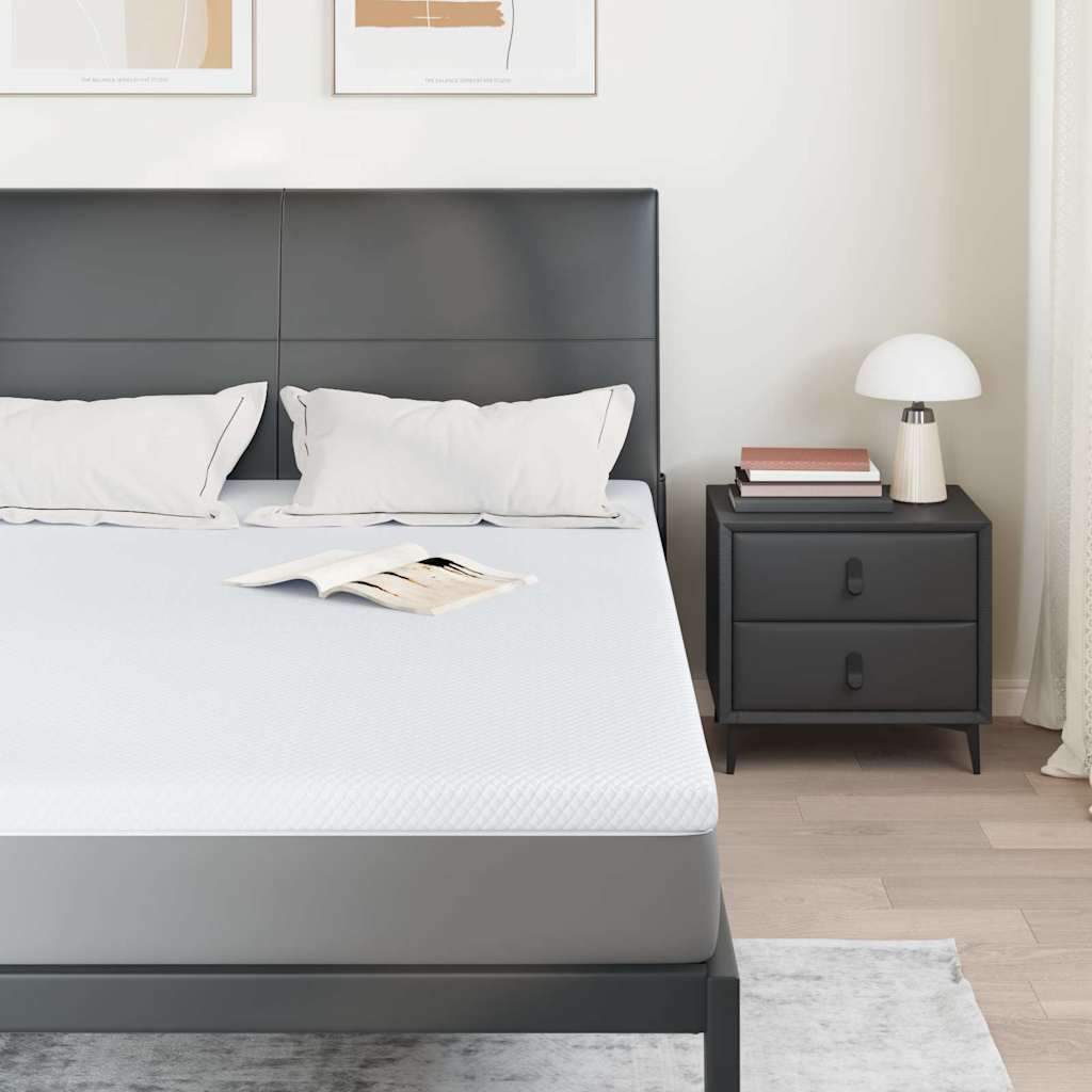 Suport pentru saltea Alb 70 x 200 x 3.5 cm Material jacquard