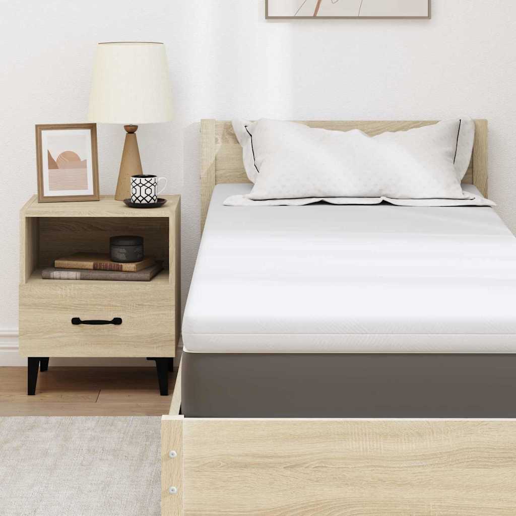 Suport pentru saltea Alb 200 x 200 x 7 cm Material jacquard