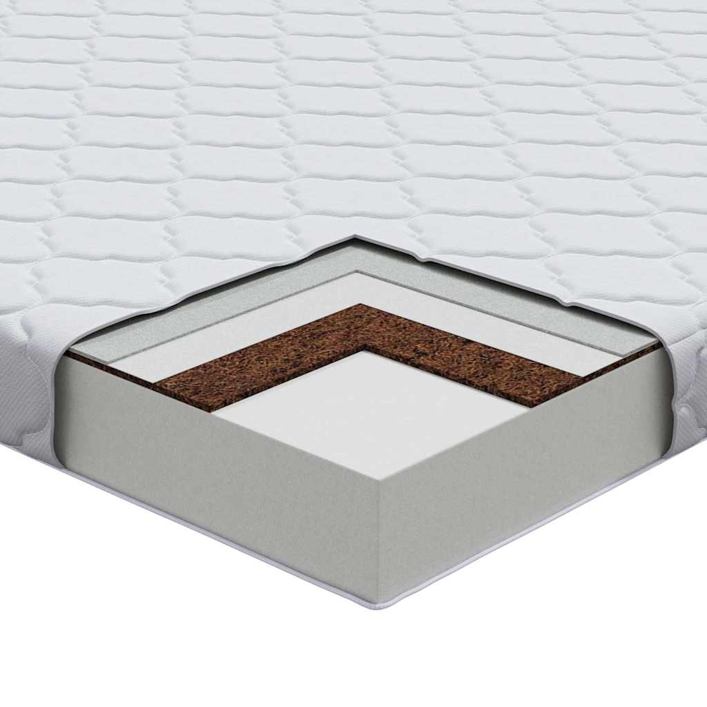 Saltea Alb 200 x 200 cm Spumă PU