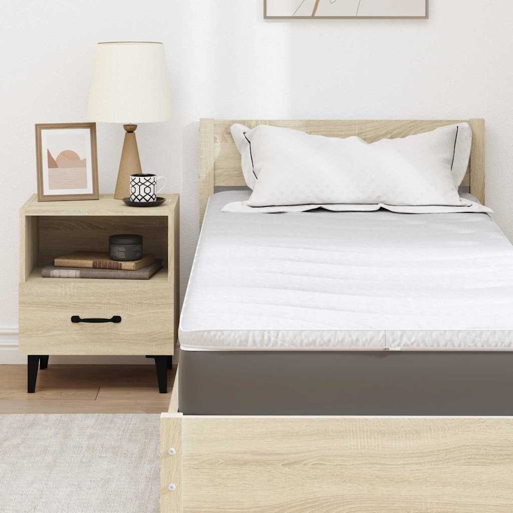 Suport pentru saltea Alb 70 x 200 x 3,5 cm Material din tricot