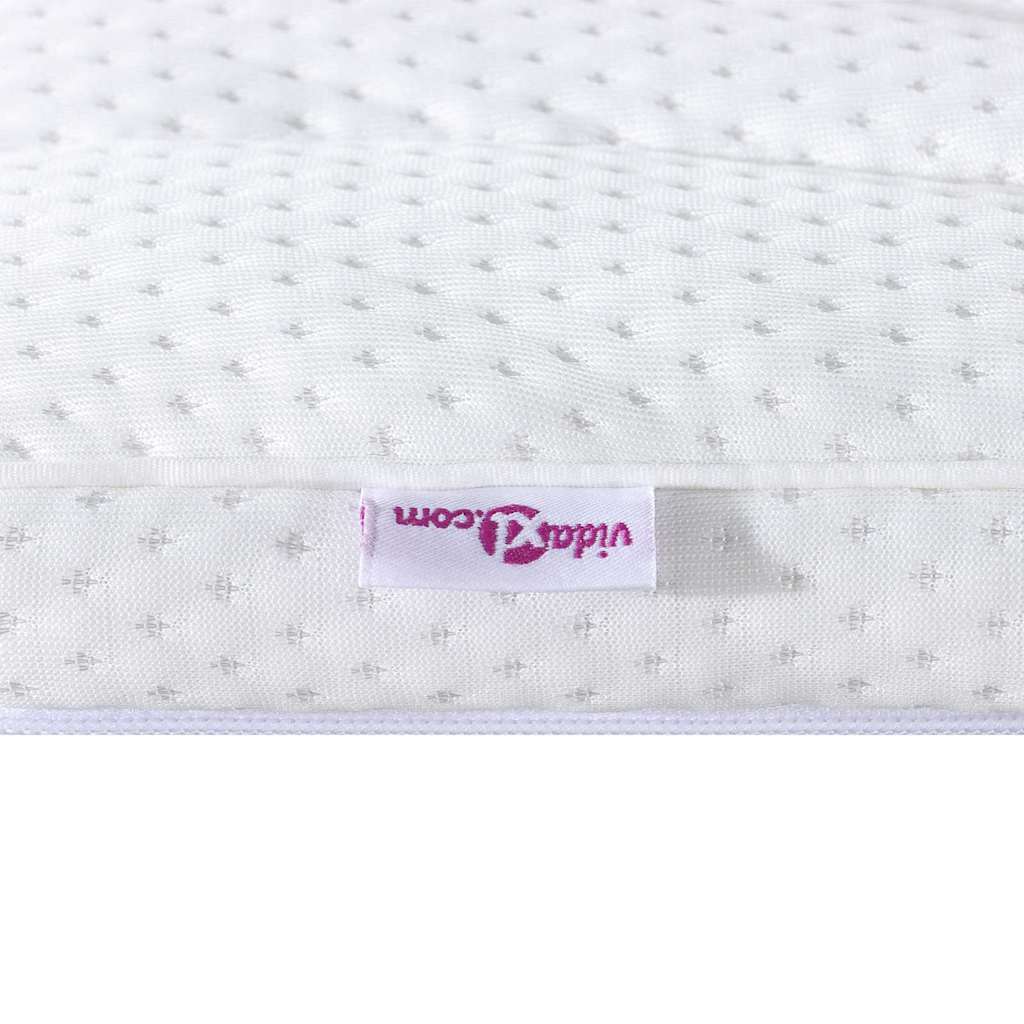 Suport pentru saltea Alb 160 x 200 x 3,5 cm Material din tricot