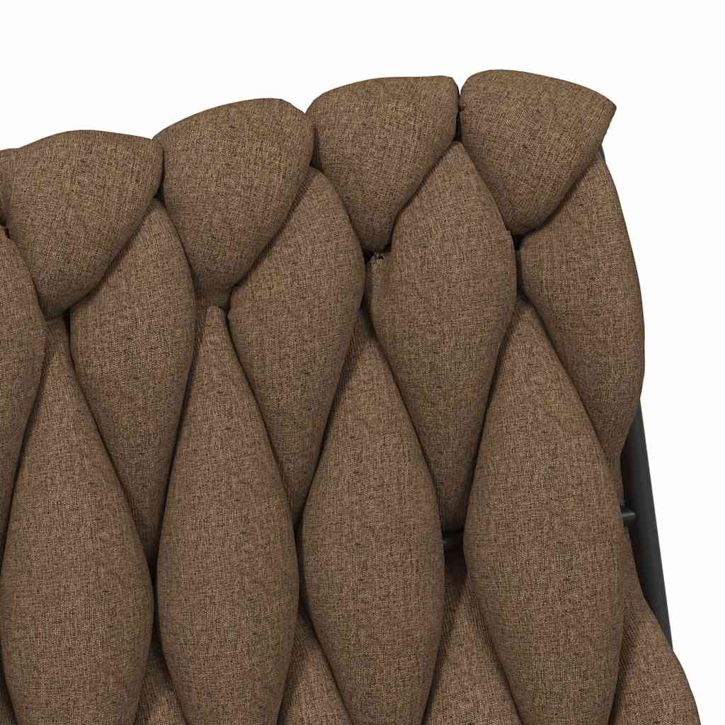 Scaun de birou pivotant, gri taupe, material textil