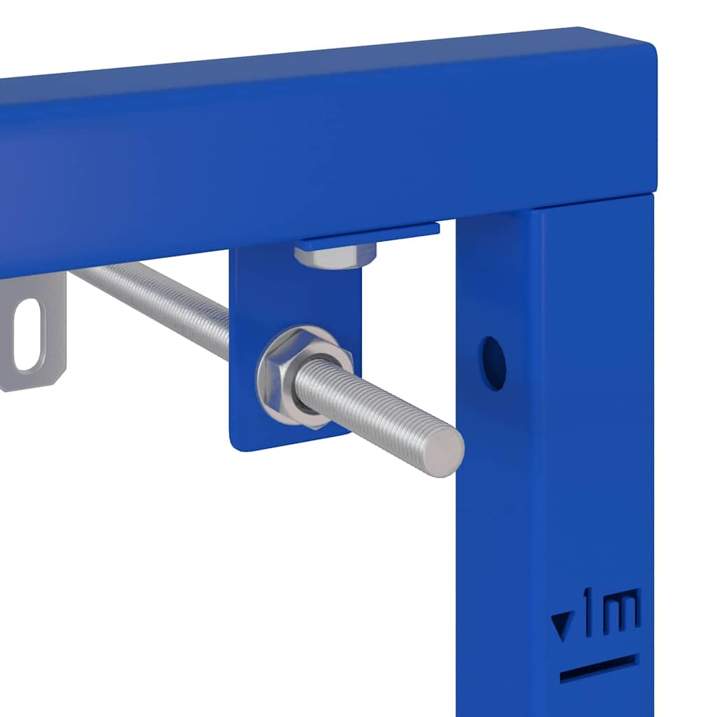 Suport de perete pentru baie Manual albastru 50 x 3 x 112 cm